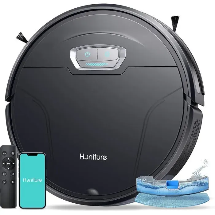 Aspirateur robot laveur 3 en 1 - TRAHOO - G20 Pro - 4500 Pa - 180 min autonomie - Application intelligente