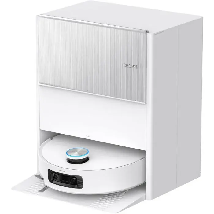 Aspirateur robot laveur blanc - DREAME - Aqua 10 Ultra Roller RLH71DE-WH - 30000 Pa - Nettoyage humide et sec
