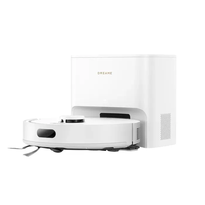 Aspirateur Robot Laveur - DREAME D20 Air Plus - 2-en-1 avec Aspiration 20kPa Technologie Anti-nœuds Station de vidage AutoBlanc