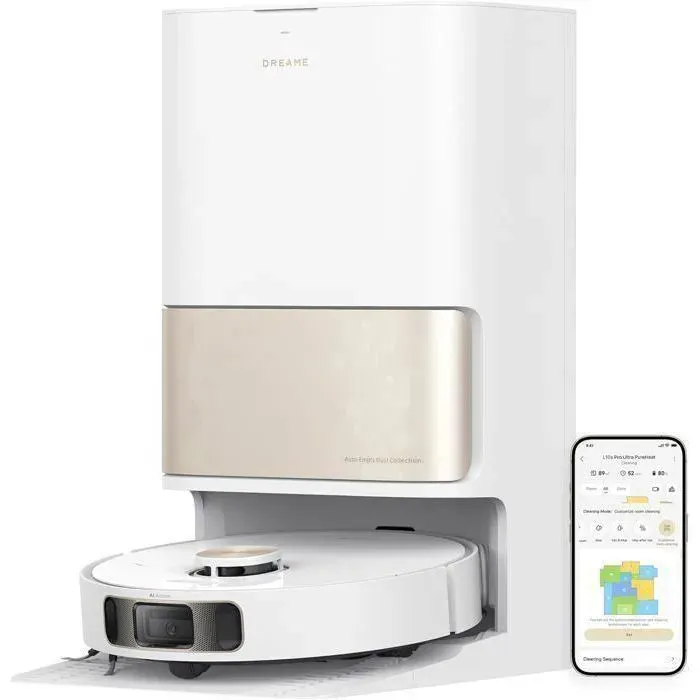 Aspirateur Robot Laveur - Dreame L10s Pro Ultra Heat - 7000 Pa - Technologie MopExtend pour nettoyage séchage à lair chaud
