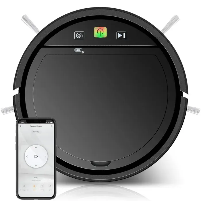 Aspirateur Robot Laveur JOULLI - 2500Pa Puissance - Contrôle Intelligent APP et Vocale