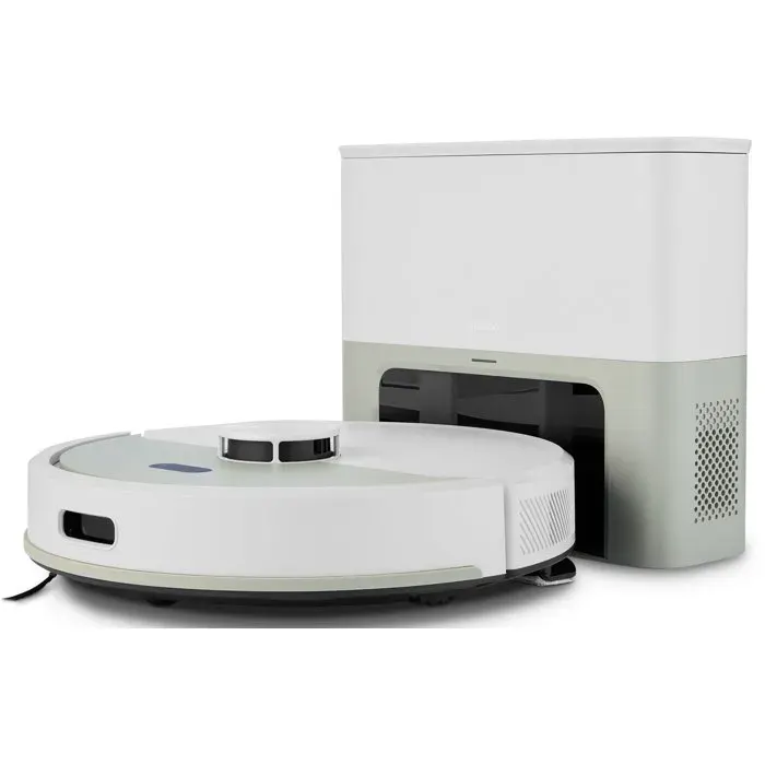 Aspirateur Robot Laveur - MEDION MD100021 X22SW+ - 165 min - 5000 Pa - Navigation Laser - 25 L - Blanc