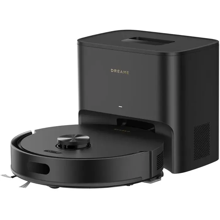 Aspirateur robot laveur noir - Dreame - Puissance daspiration 20000 Pa - Autonomie jusquà 150 min