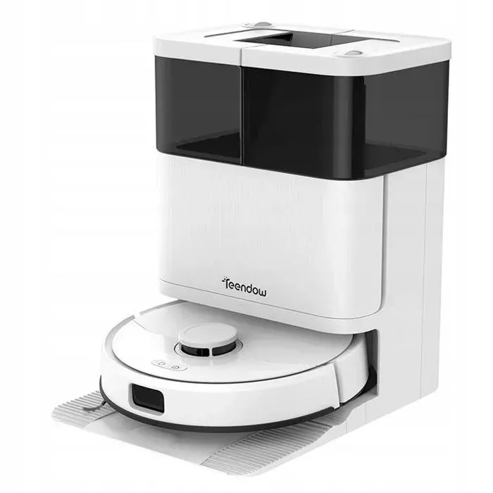 Aspirateur robot Laveur - TEENDOW D63S Ultra - 10000Pa -4L- Autonomie 160 min - Séchage automatique - Vidange Auto - avec Navigation