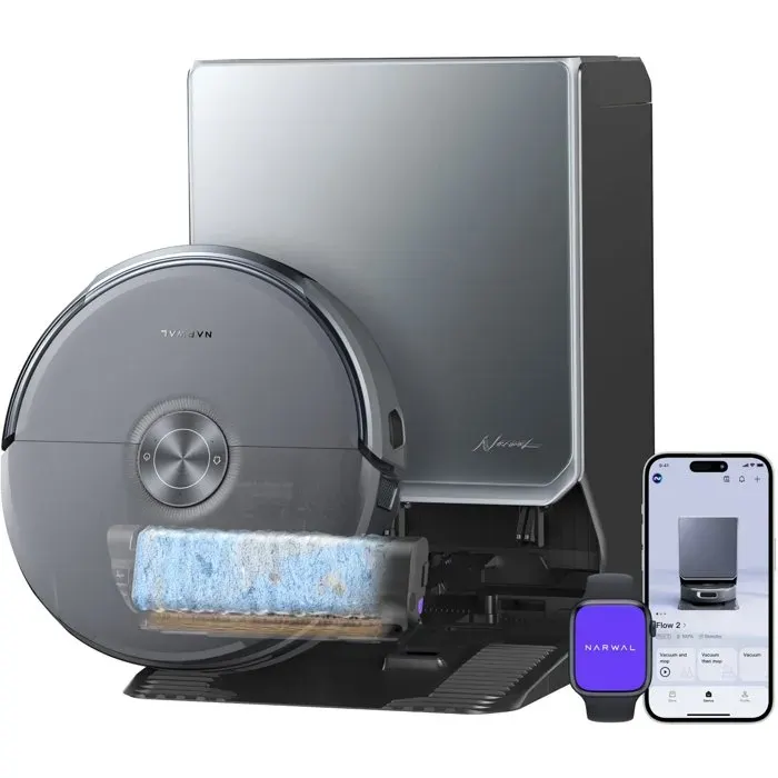 Aspirateur robot Narwal Flow 2 Noir — vue 3