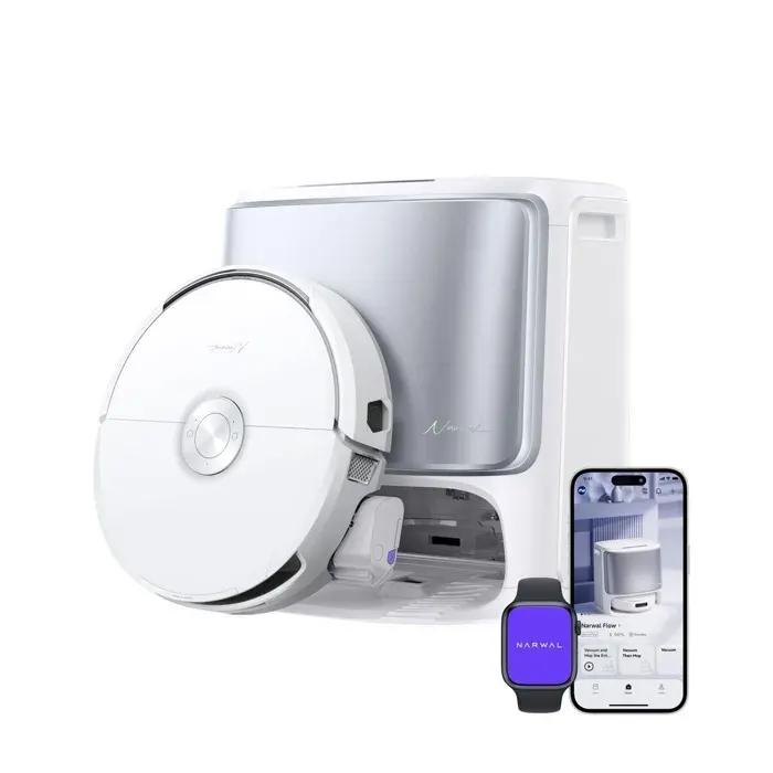 Aspirateur Robot Narwal Flow Complete Version Blanc — vue 3