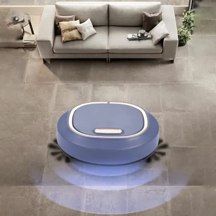 Aspirateur Robot - ZERODIS - 3 en 1 - Batterie 1200 mAh - Aspiration Automatique - Capteur Intelligent