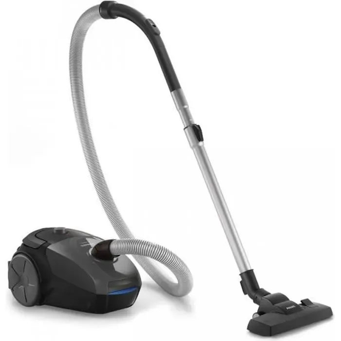 Aspirateur sac Philips PowerGo - FC8244/09 - Filtre anti-allergie - Retient 999% des particules - 900W - Gris