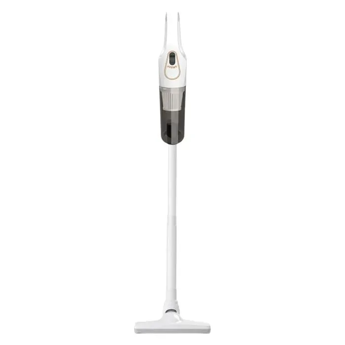 Aspirateur sans fil 120 W rechargeable conception ergonomique blanc