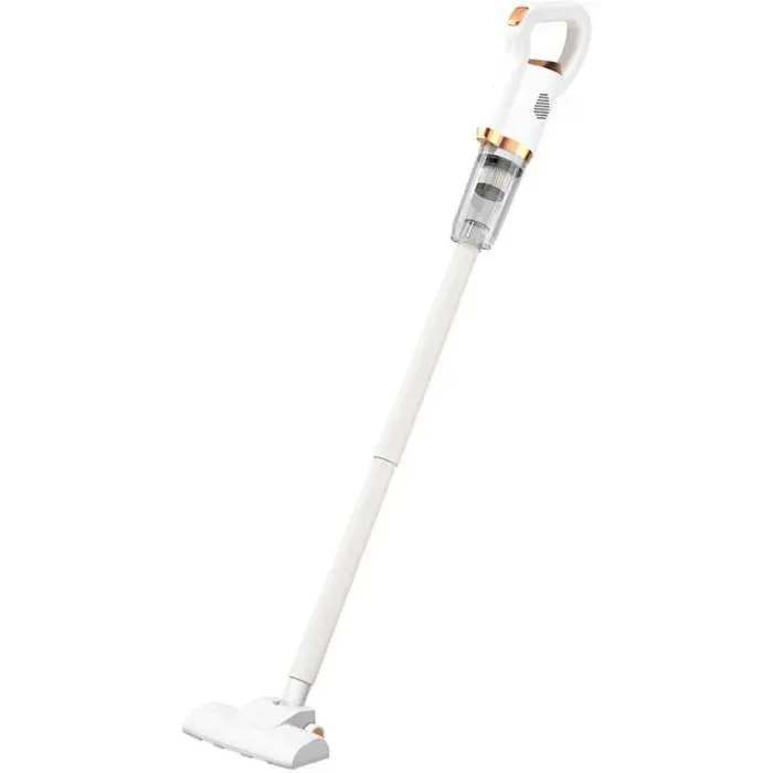 Aspirateur sans fil 2 en 1 Silencieux Rechargeable Portable Puissant Aspirateur Vertical avec Brosse pour Sol pour la Maison