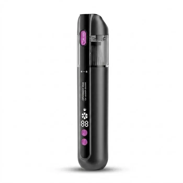 Aspirateur sans fil 3-en-1 voiture/maison/animaux 15000Pa 435g LED 2 vitesses