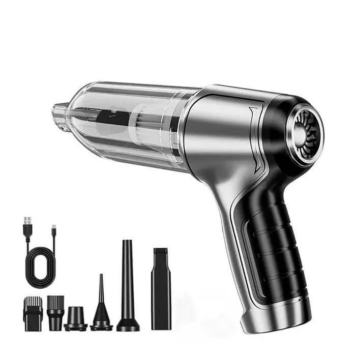 Aspirateur sans fil 6000mAh - 16000Pa - Autonomie 30min - Type-C - Nettoyage auto & maison - Portable - 70dB
