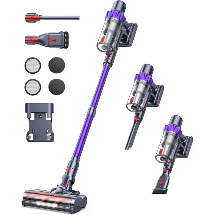 Aspirateur sans fil - BAZARLAND30 - Buture - 500W - 48Kpa - Capacité 15 L