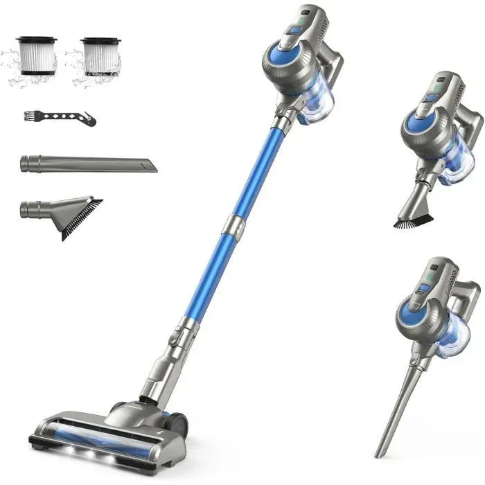 Aspirateur sans fil - KALADO - KCV500 - 22 KPa - 200 W (moteur sans balais) - Autonomie 30 min