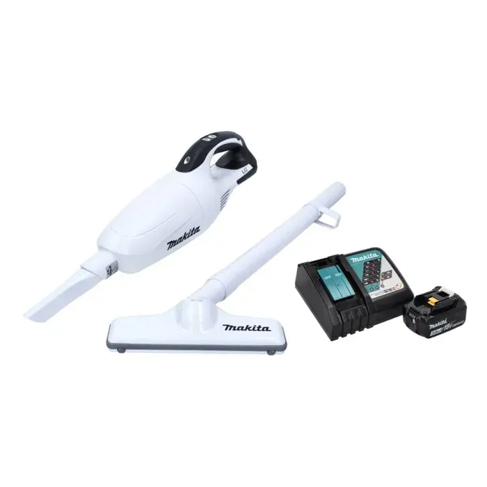 Aspirateur sans fil - Makita - DCL 181 - 18V - Blanc - Batterie 30Ah + Chargeur