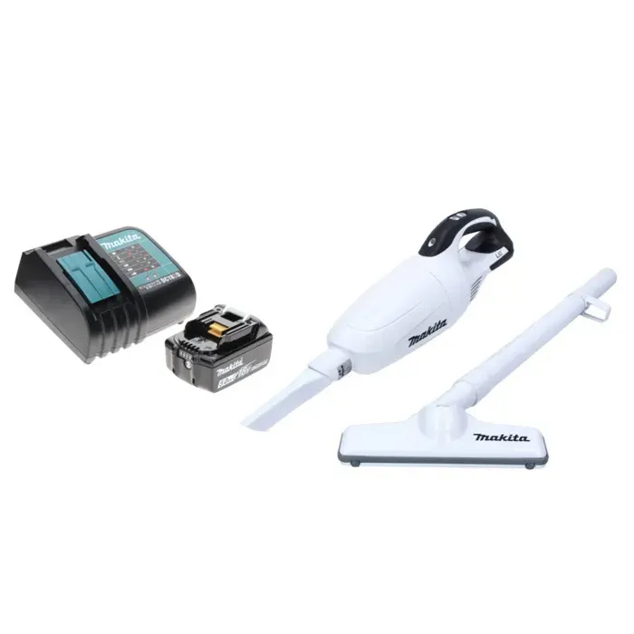 Aspirateur sans fil - Makita - DCL 181 FRT1 W - 18V - Batterie 50 Ah - Chargeur rapide