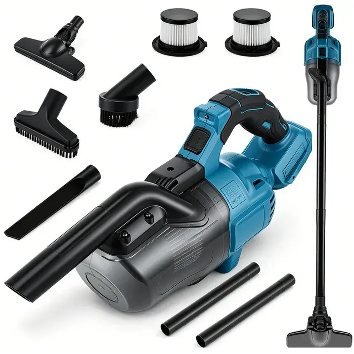 Aspirateur sans fil pour batteries Makita 18 V10 000 Pa Aspirateur à main portableavec grand récipient à poussière de 075 l