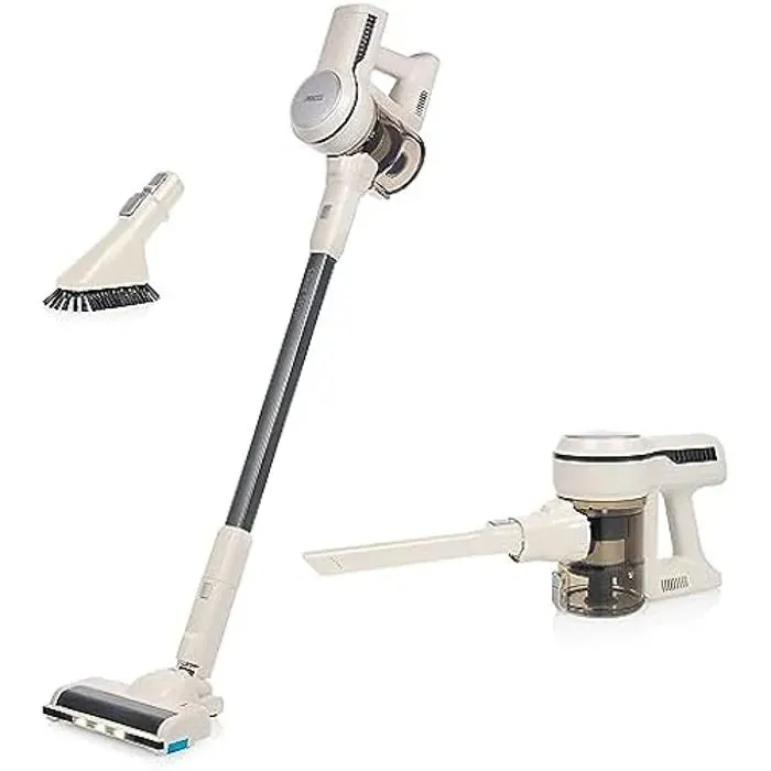 Aspirateur sans fil - PRINCESS - Silent Storm - Autonomie 30 min - Brosse motorisée à LEDs - 06 L