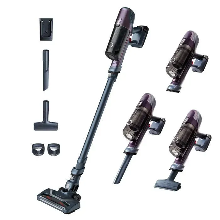Aspirateur sans fil - Rowenta - XPert 6.60 - 18 V - Autonomie 45 min - Tête motorisée LED