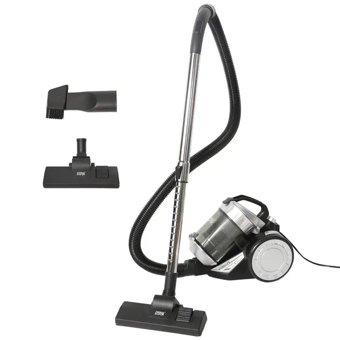 Aspirateur sans sac 1200W - 2L - Silencieux - Filtration haute performance - Puissance daspiration 16 kPa-sols/tapis/canapés/poils