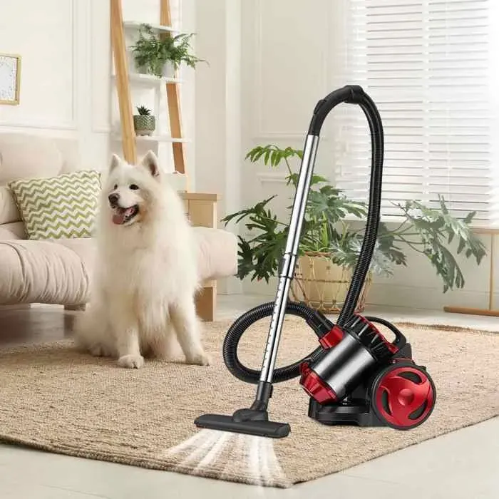 Aspirateur Sans Sac 2000 W Aspiration Puissante Capacité de 15 L Puissance daspiration 19 KPa Cordon de 45 m pour Sols Durs
