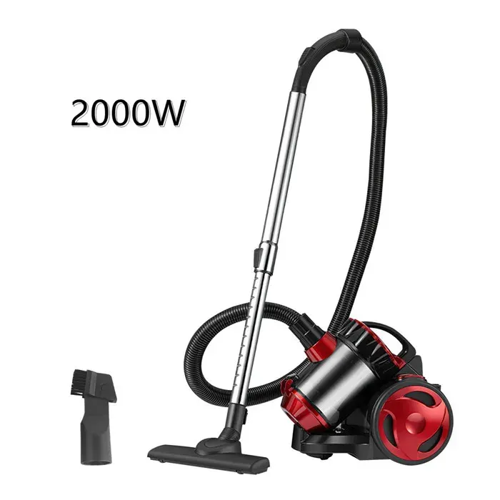 Aspirateur sans sac 2000W Aspirateur cylindrique Câble 4.5 m 1.5L Aspirateur pour Tapis et Sols Silencieux facile démonter