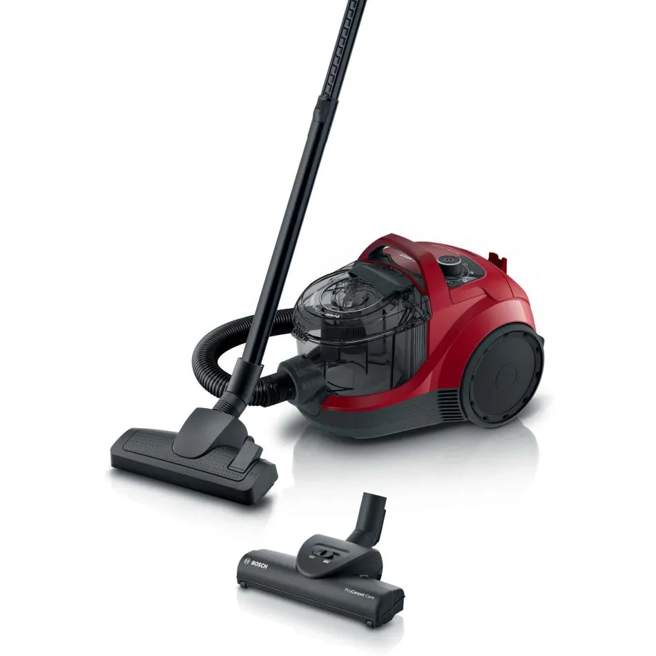 Aspirateur sans sac BOSCH BGC21X350 — coloris Rouge