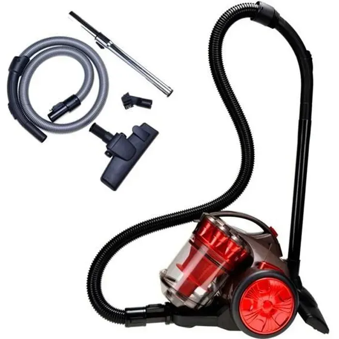 Aspirateur sans sac - COMELEC - ASP2209 - 79 dB - 700W - Rouge