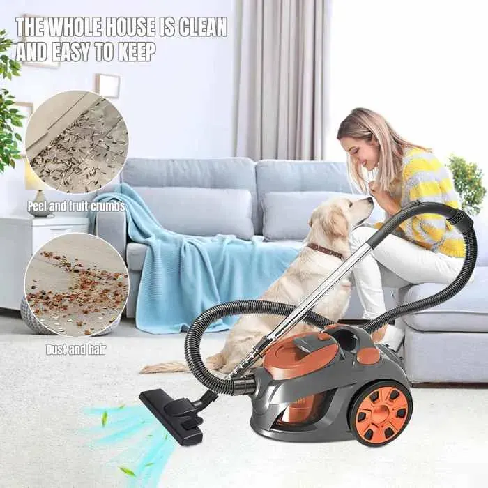 Aspirateur sans sac Moteur basse consommation Puissance 3300W Haute filtration Compact Swift Power Cyclonic Capacité de 3 L
