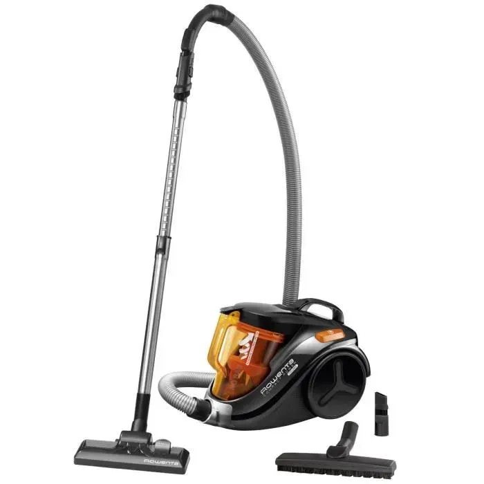 Aspirateur sans sac - ROWENTA - RO3753EA - Compact Power Cyclonic - Noir - 2 Litres — coloris Noire
