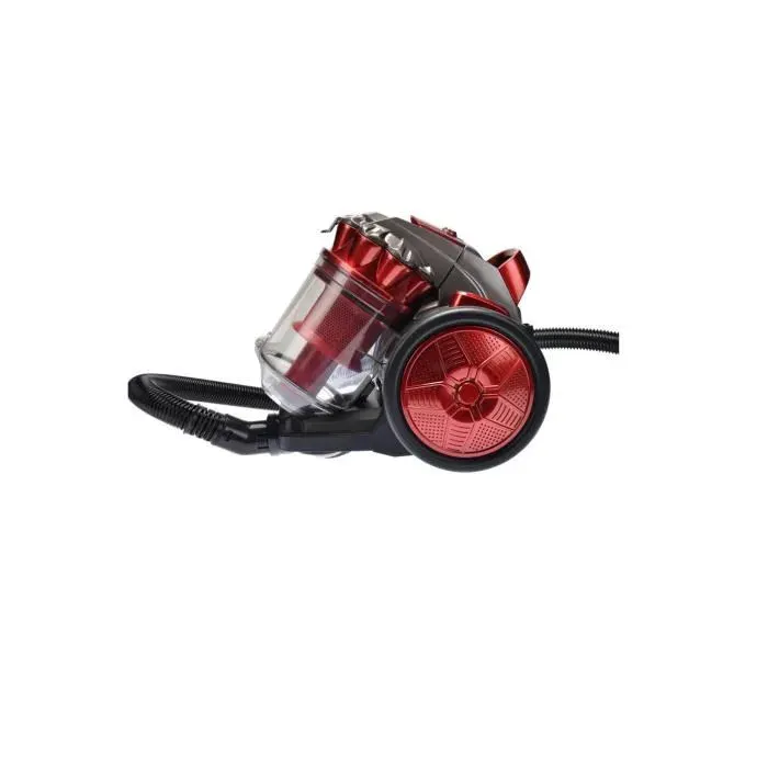 Aspirateur sans sac - ROYAL SWISS - 3L - Rouge - 700W - 78 dB - 32M de cordon