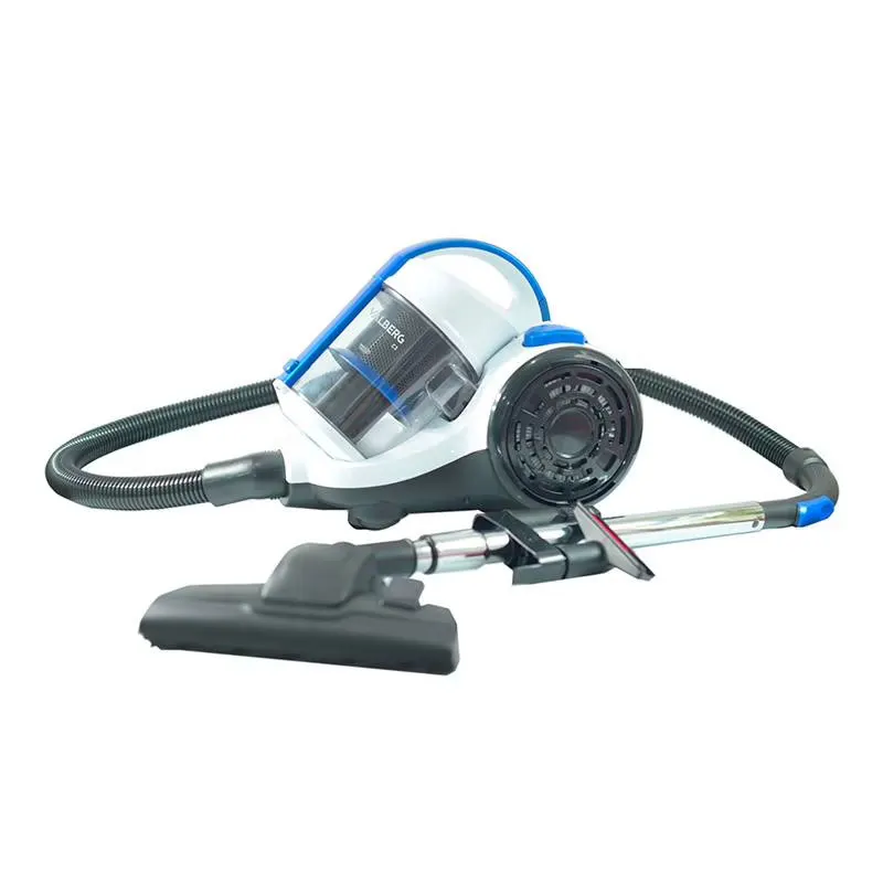 Aspirateur Sans Sac Valberg C3 — coloris blanc et bleu
