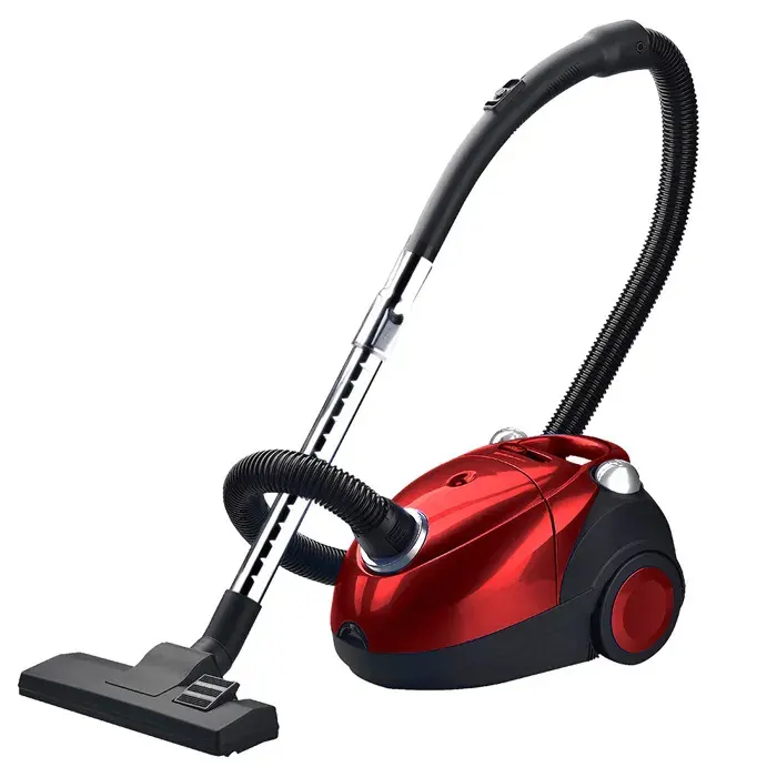 Aspirateur traîneau anti-allergène - XVX - Filtre anti-allergène - Multi-surfaces - Puissance daspiration élevée — coloris Rouge