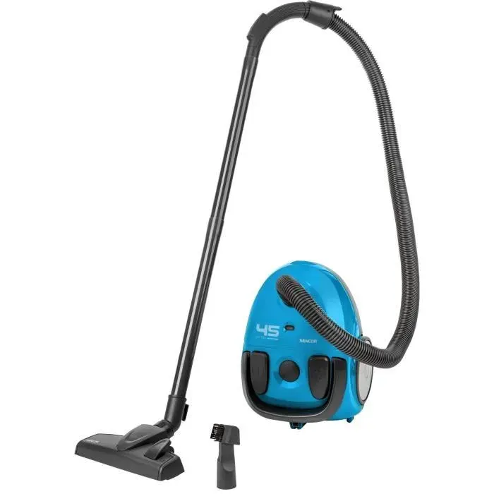Aspirateur traîneau avec sac - SENCOR - SVC 45BL-EUE3 - Moteur ECO 850 W - 79 dBA - 15 L - Bleu