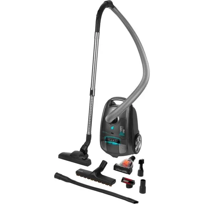 Aspirateur traineau avec sac - SENCOR - SVC 7550TI - 75 dB - 35 L - Gris