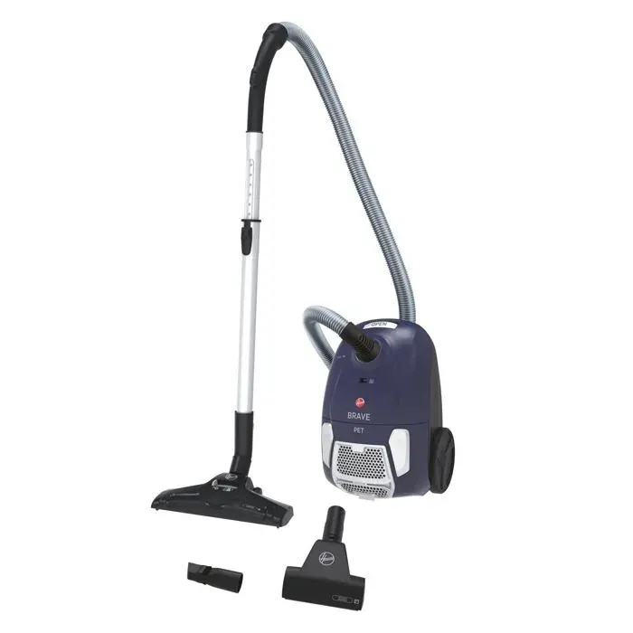 Aspirateur traineau - Hoover - BV61PET - 23L - Mini-turbobrosse - 75m de rayon daction