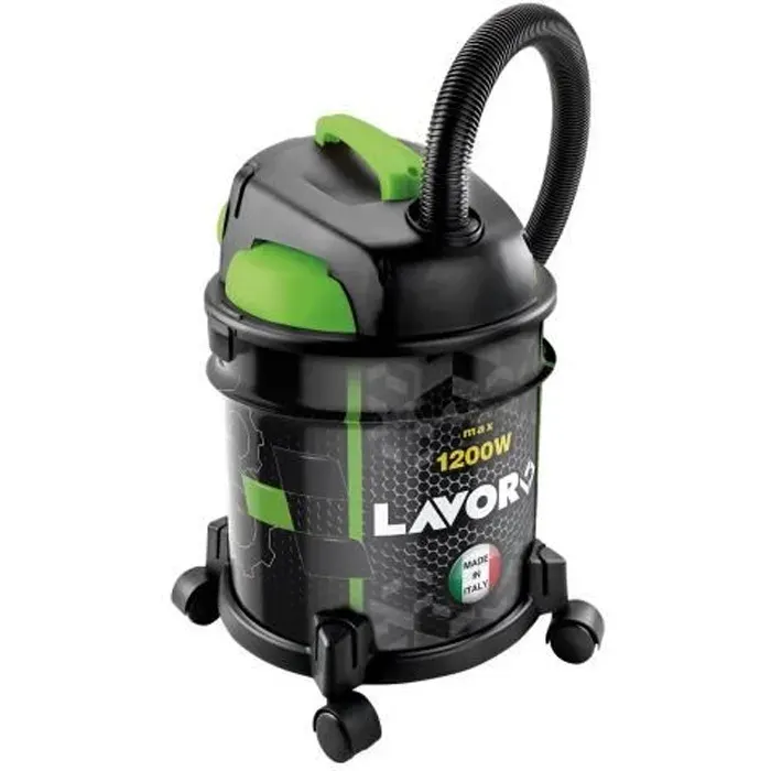 Aspirateur traineau - LAVOR - Rudy 1200s - Avec sac/sans sac - Noir - Secteur — coloris Noire