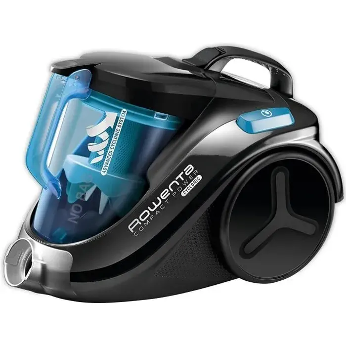 Aspirateur traineau - Rowenta - RO3731EA - Puissance cyclonique - 750 watts - Sans sac — coloris Bleu