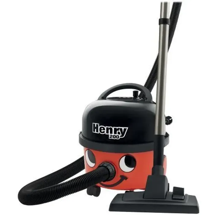 Aspirateur traineau sac Numatic Henry HVR200-11 - 620 Watt - rouge classique