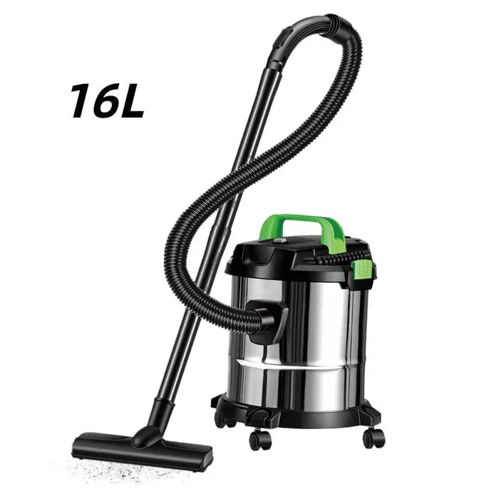 Aspirateur traîneau sans sac 2500W 16L Filtration 4 Étapes Silencieux Aspiration Cyclonique Pour Maison Atelier Animaux