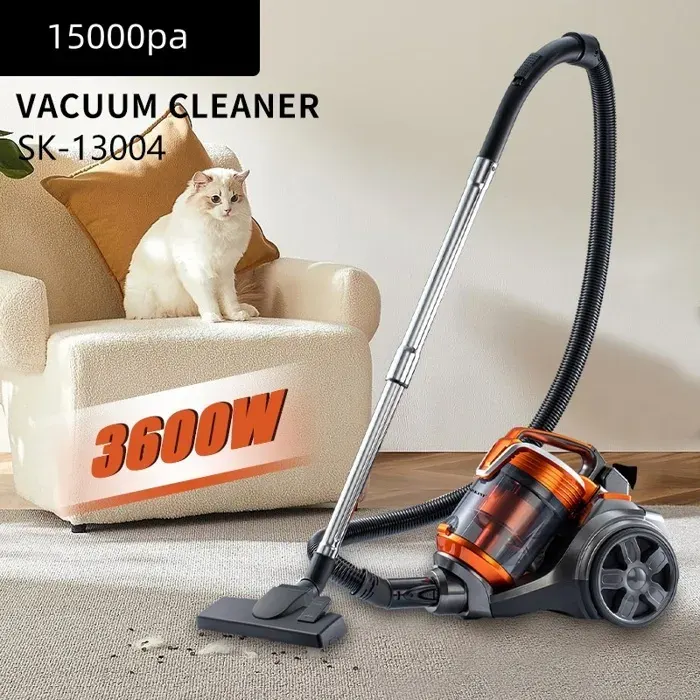 Aspirateur traîneau sans sac 3600 W avec brosse rotative turbo grand format de marque allemande Aspirateur sans sac 15000pa