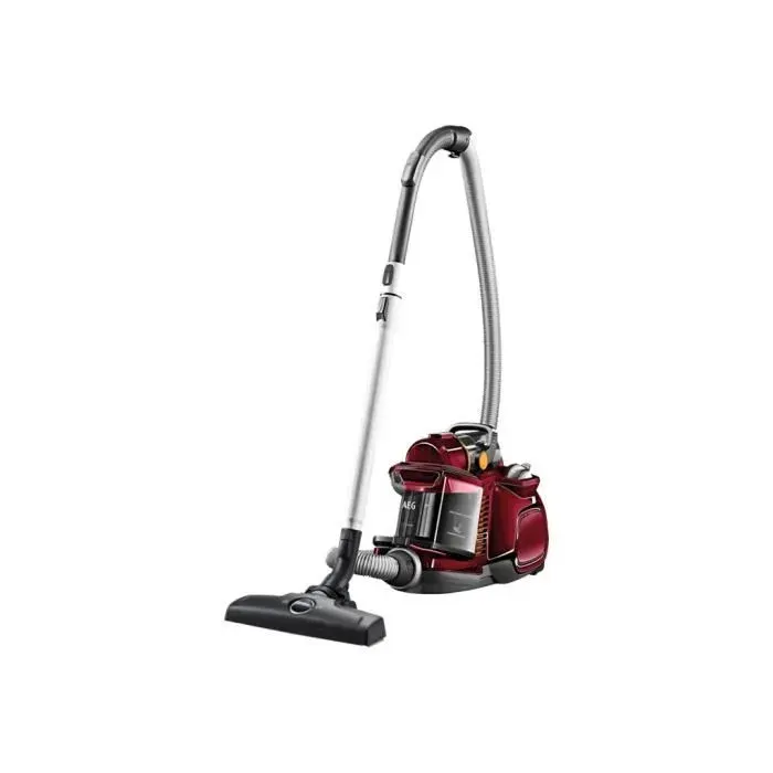 Aspirateur traineau sans sac AEG LX7-2-CR-A - Rouge - Nettoyage Sec - Capacité 2 Litres