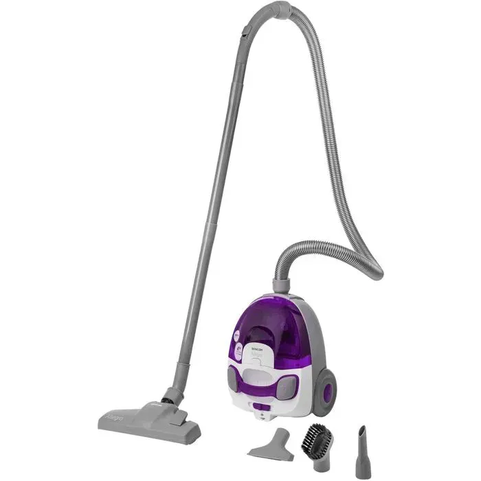 Aspirateur traineau sans sac - SENCOR - SVC-512VT - 890 W - 76 dB - 15 L - Violet