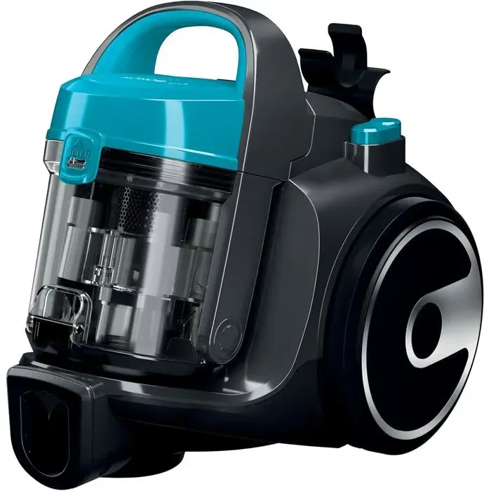 Aspirateur traîneau sans sac turquoise - Bosch - Série 2 BGS05X240 - Rayon daction 9 m - Capacité 15 l - 700 W