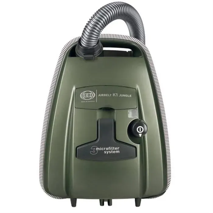Aspirateur traîneau - SEBO - K1 JUNGLE - 890 Watts - Avec sac - Vert