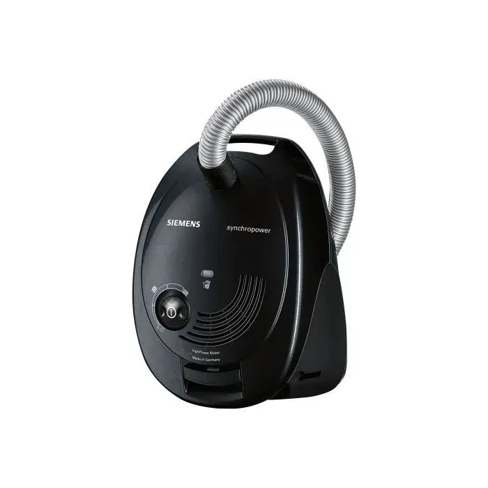 Aspirateur traîneau - SIEMENS - Synchropower VS06A212 - Sac - Noir - Traîneau — coloris Noire