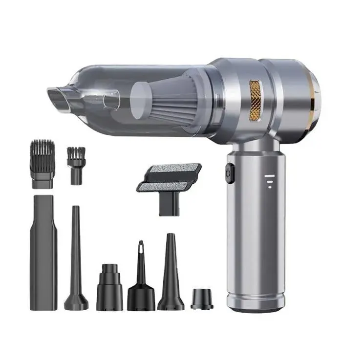 Aspirateur Voiture sans Fil Aspirateur à Main PuissantHumide&Sec Mini Aspirateur Portable pour Voiture Maison Cuisine