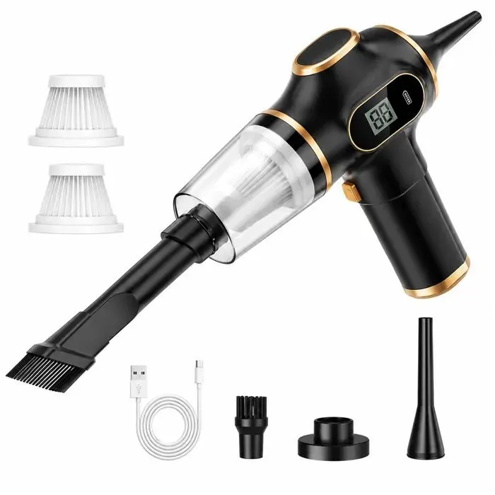 Aspirateur Voiture Sans Fil Portable 120W Rechargeable USB
