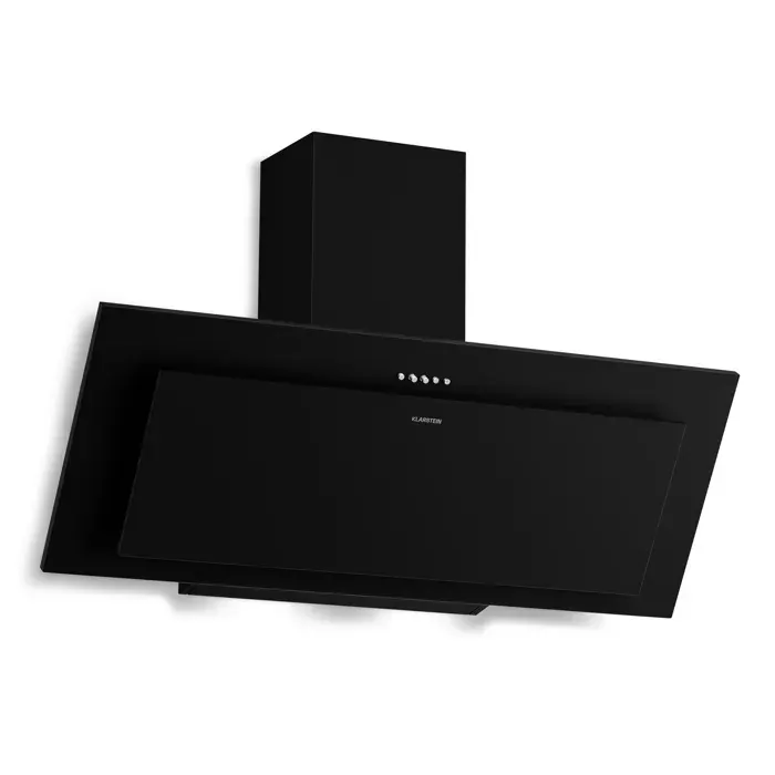 Athena 90cm 254m³/h Hotte Décorative Noir