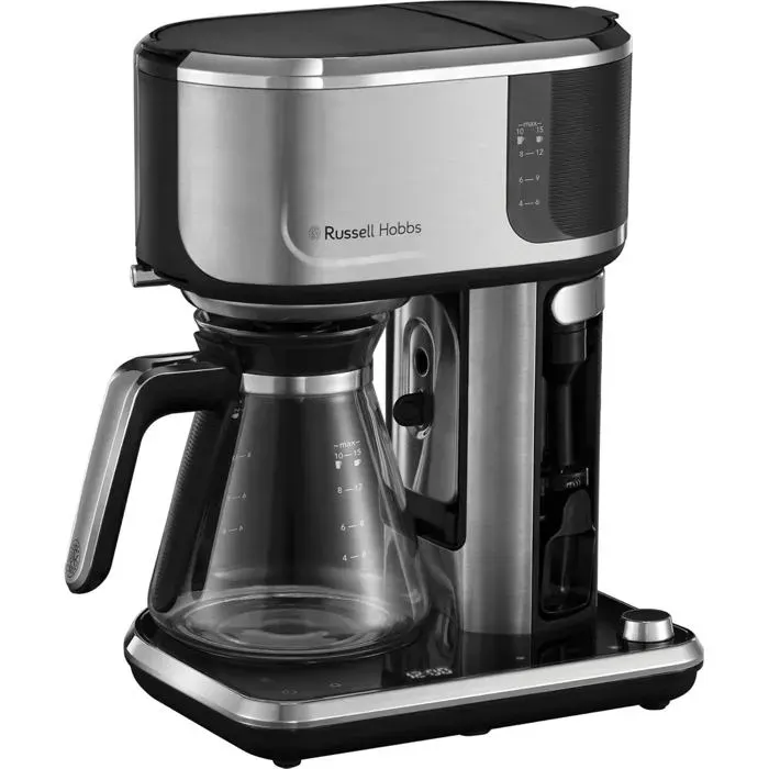 Attentiv Barista Cafetière Filtre 1400W 1 25L Intensité Réglable Infusion À Froid Mousseur À Lait Écran Tactile Minuterie